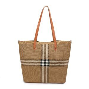 Large tweed tote bag